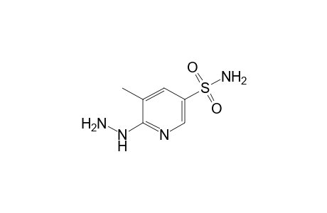 3-Pyridinesulfonamide, 6-hydrazinyl-5-methyl-