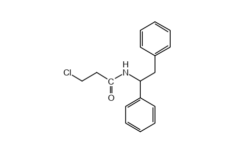 3-chloro-N-(1,2-diphenylethyl)propionamide