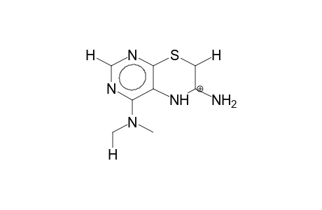 4-DIMETHYLAMINO-6-AMINO-PYRIMIDINO[4,5-B]-1,4-THIAZINE CATION