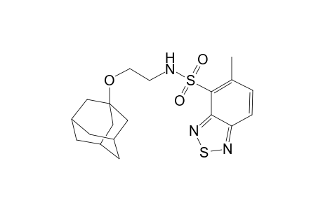 5-Methyl-benzo[1,2,5]thiadiazole-4-sulfonic acid [2-(adamantan-1-yloxy)-ethyl]-amide