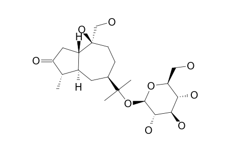 (1S,4S,5S,7R,10S)-10,11,14-TRIHYDROXY-GUAI-3-ONE-11-O-BETA-D-GLUCOPYRANOSIDE