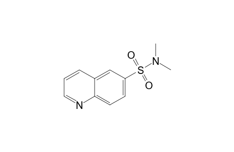 6-(N,N-DIMETHYLSULFAMOYL)-QUINOLINE