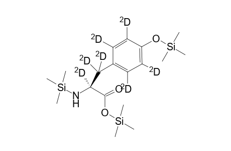 Tri-TMSi deriv of tyrosine-D7