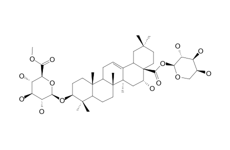 ASTER-SAPONIN-HA;3-O-BETA-[6-O-METHYL-GLUCURONOPYRANOSYL]-ECHINOCYSTIC-ACID-28-O-[ARABINOPYRANOSYL]-ESTER