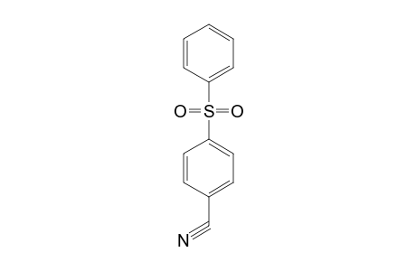 p-(phenylsulfonyl)benzonitrile