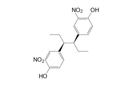 4,4'-((3S,4S)-Hexane-3,4-diyl)bis(2-nitrophenol)