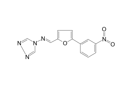 4H-1,2,4-triazol-4-amine, N-[(E)-[5-(3-nitrophenyl)-2-furanyl]methylidene]-