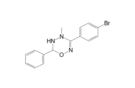 3-(4-Bromophenyl)-4-methyl-6-phenyl-5,6-dihydro-4H-[1,2,4,5]oxatriazine