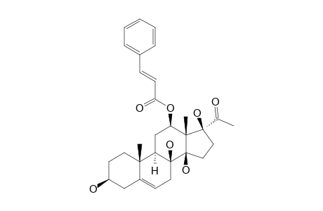 KIDJORANIN;12-O-CINNAMOYLDEACETYLMETAPLEXIGENIN