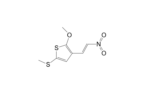 2-Methoxy-5-(methylthio)-3-[(E)-2-nitroethenyl]thiophene