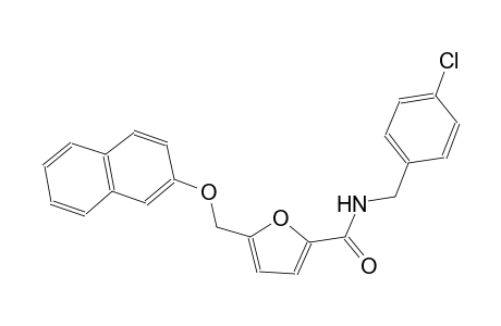 N-(4-chlorobenzyl)-5-[(2-naphthyloxy)methyl]-2-furamide