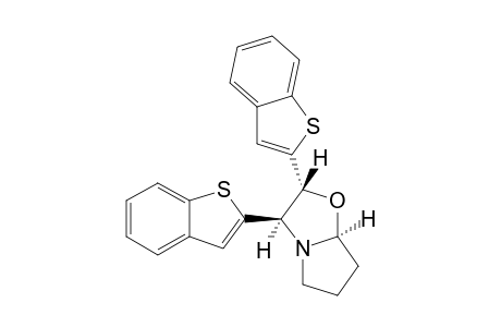 (2R,3R,7aS)-2,3-Bis-benzo[b]thiophen-2-yl-hexahydro-pyrrolo[2,1-b]oxazole