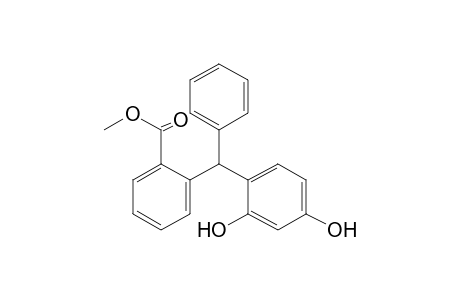 alpha-(2,4-DIHYDROXYPHENYL)-alpha-PHENYL-o-TOLUIC ACID, METHYL ESTER