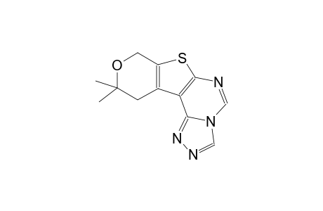 10,10-dimethyl-10,11-dihydro-8H-pyrano[4',3':4,5]thieno[3,2-e][1,2,4]triazolo[4,3-c]pyrimidine