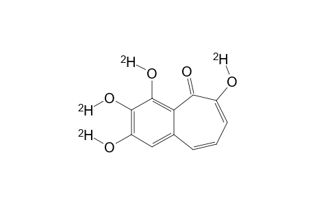 2,3,4,6-TETRA-DEUTEROHYDROXY-5H-BENZOCYCLOHEPTEN-5-ONE;PURPUROGALLIN-TETRADEUTERATED-OH