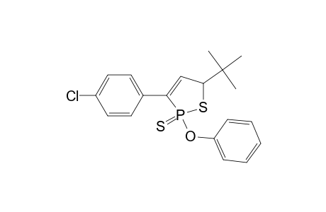 5-t-butyl-3-(p-chlorophenyl)-2-phenoxy-1,2-thiaphosphol-3-ene 2-sulfide