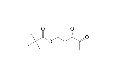 (S)-3-HYDROXY-4-OXOPENTYL-PIVALATE