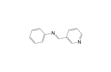 N-(3-Pyridylmethylene)-benzeneamine