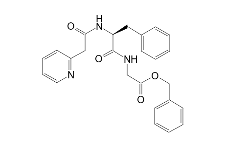 Benzyl {(S)-3-Phenyl-2-[(2-pyridin-2-yl)acetylamino]propionylamino}acetate