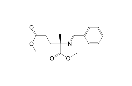 Glutamic acid, 2-methyl-N-(phenylmethylene)-, dimethyl ester