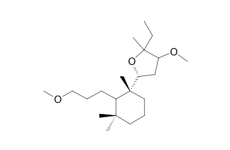 (9R,12RS,13RS)-9,13-EPOXY-8,12-DIMETHOXY-17-NOR-8,9-SECOLABDANE,ISOMER-#2