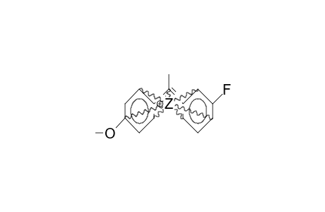 1-(3-Fluoro-phenyl)-1-(4-methoxy-phenyl)-1-ethyl cation