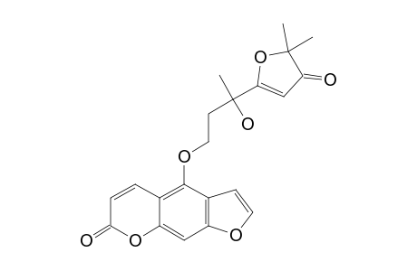 O-[3-(2,2-DIMETHYL-3-OXO-2H-FURAN-5-YL)-3-HYDROXYBUTYL]-BERGAPTOL