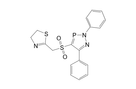 4-(4',5'-DIHYDROTHIAZOL-2'-YL-METHYLSULFONYL)-2,5-DIPHENYL-2H-1,2,3-DIAZOPHOSPHOLE