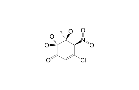 CIS-3-CHLORO-5,6,6-TRIHYDROXY-5-METHYL-4-NITRO-CYCLOHEX-2-ENONE