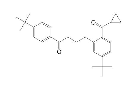 4-[5-tert-Butyl-2-(cyclopropylcarbonyl)phenyl]-1-(4-tert-butylphenyl)butan-1-one