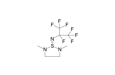 1-HEPTAFLUOROISOPROPYLIMINO-2,5-DIMETHYL-1,2,5-THIADIAZOLIDINE