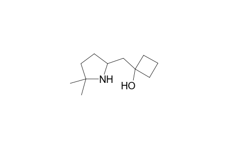 5-(1-Hydroxycyclobutylmethyl)-2,2-dimethylpyrrolodine