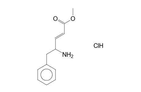 (E,S)-2-pentensaeure, 4-amino-5-phenyl-, methylester, hydrochlorid