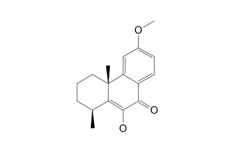 9-OXO-6-METHOXY-10-HYDROXY-1-BETA,4A-BETA-DIMETHYL-1,2,3,4,4A,9-HEXAHYDRO-PHENANTHRENE