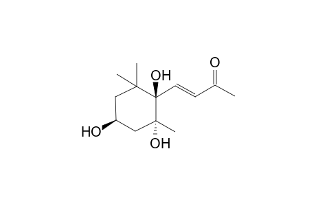 (E)-4-((1R,2R,4S)-1,2,4-Trihydroxy-2,6,6-trimethylcyclohexyl)but-3-en-2-one