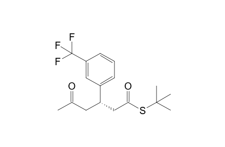 (3S)-5-keto-3-[3-(trifluoromethyl)phenyl]hexanethioic acid S-tert-butyl ester