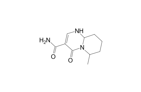 4-keto-6-methyl-1,6,7,8,9,9a-hexahydropyrido[1,2-a]pyrimidine-3-carboxamide