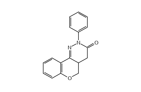 4a,5-dihydro-2-phenyl-4H-[1]benzopyrano[4,3-c]pyridazin-3(2H)-one