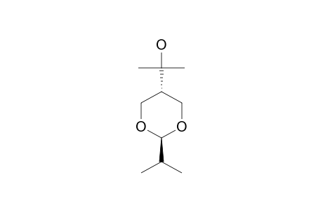 trans-5-(1-Hydroxy-1-methyl-ethyl)-2-isopropyl-1,3-dioxane