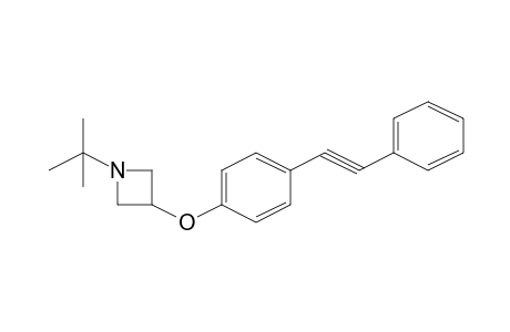 1-t-Butyl-3-(4-phenylethynylphenoxy)azetidine