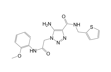 5-amino-1-[2-(2-methoxyanilino)-2-oxoethyl]-N-(2-thienylmethyl)-1H-1,2,3-triazole-4-carboxamide