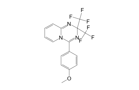 4-(4-Methoxy-phenyl)-2,2-bis-trifluoromethyl-2H-pyrido[1,2-a][1,3,5]triazine