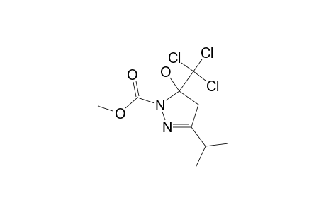 3-ISO-PROPYL-5-TRICHLOROMETHYL-4,5-DIHYDRO-1H-1-PYRAZOLE-METHYLESTER