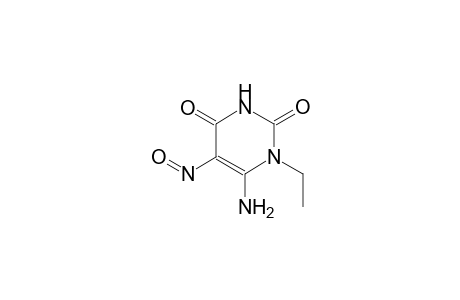 6-amino-1-ethyl-5-nitroso-2,4(1H,3H)-pyrimidinedione