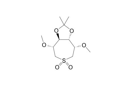 (-)-1,6-Dideoxy-3,4-O-isopropylidene-2,5-di-O-methyl-1,6-thio-D-sorbitol-S,S-oxide