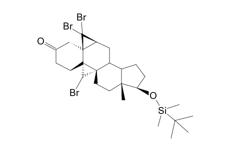 19(S)-17B-(TERT-BUTYLDIMETHYLSILOXY)-5B,6B-DIBROMOMETHYLENE-9A,19-CYCLO-10A-ANDROSTAN-3-ONE