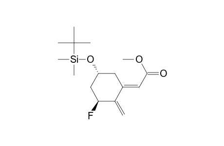 (2E)-2-[(3S,5R)-5-[tert-butyl(dimethyl)silyl]oxy-3-fluoro-2-methylene-cyclohexylidene]acetic acid methyl ester