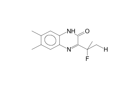 3-(ALPHA-FLUOROISOPROPYL)-2-OXO-6,7-DIMETHYL-1,2-DIHYDROQUINOXALINE