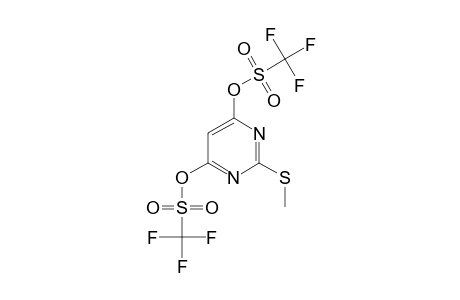 2-Methylthio-4,6-pyrimidinyl ditriflate