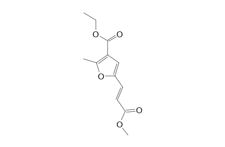 Methyl (E)-3-[4'-(ethoxycarbonyl)-5'-methyl-2'-furyl]propenoate